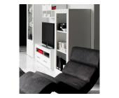 Meise Möbel Regal mit 2 Zwischenböden, MDF weiß, H:130cm, Meise Mini