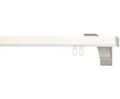 BLOME Gardinenstange, Blome, »Colmar«, nach Maß, 20x20 mm, weiss, silberfarben, 1 läufig