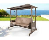Heine Rattan-Schaukelbett in braun-grau Heine...