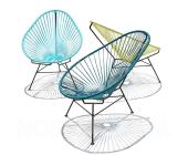 OK Design Acapulco Stuhl, komplett weiß
