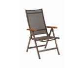 Kettler Granada Gartenstuhl klappbar Bronze/Teak 0301201-2100