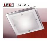 Eckige LED Deckenleuchte "625611201" 36x36 cm Trio Leuchten