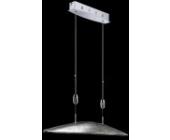 SHINE ALU Pendelleuchte Fischer Leuchten 12625 95cm Nickel antik