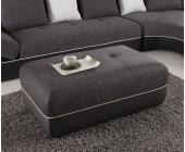 DeLife Hocker Felipa 118x79 cm Schwarz Sitzhocker Sofa Hocker