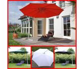 Alu-Ampelschirm N20, Sonnenschirm, 3 m, neigbar, rostfrei ~ Variantenangebot