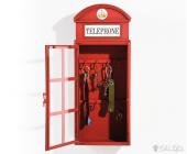 Kare Design Schlüsselkasten London Telephone Rot Schlüsselschrank by Kare