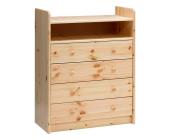 Steens Kommode mit 4 Schubladen Steens for Kids Klarlackiert