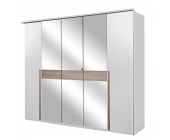 OAKland's Drehtürenschrank Clementine - Lava/Montana Eiche (Breite 180cm)
