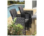 Gartenmöbel Sessel Barcello Dining, schwarz