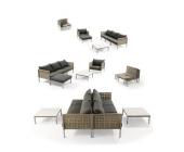 Gartenmöbel Eckmodul Barcello Lounge, beige