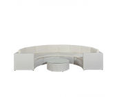 Mendler Sitzgarnitur Fano Creme-meliert