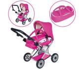 Bayer Design Puppenwagen Maxi (Hot Pink) [Kinderspielzeug]