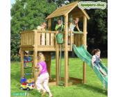 Jungle Gym Spielturm Jungle Gym Mansion mit Holz und Rutsche 3m