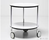 Kare Design Beistelltisch Doppio 40cm Weiss Hochglanz Wohnzimmertisch by Kare