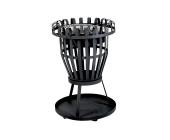 Feuerkorb mit Grill »Nike«, 2 in 1, schwarz