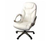 Mendler Chefsessel Basel, Kunstleder - Creme