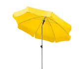 Schneider Schirme Lugano 200 Sonnenschirm - Stahl/Polyester - Silber/Zitrus