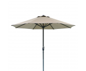 Schneider Schirme Korsika 320 Sonnenschirm - Aluminium/Polyester - Anthrazit/Natur
