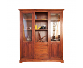 Landhaus Classic Vitrine Siena (Akazie massiv - gebeizt & lackiert)