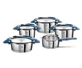 Fissler SET: Kochgeschirrset, Fissler, »Intensa«, blau (5tlg.)