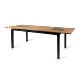 Hartman Concept Ausziehtisch 160/210 x 90 cm Alu-FSC Teakholz