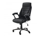 TopDesign Chefsessel Mikonos - Kunstleder - Schwarz