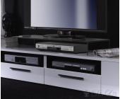 DeLife TV Bühne 87x38 cm Glas TV Regal Aufsatz