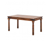 Landhaus Classic Esstisch Kaschmir - Massivholz Sheesham / Honigfarben (Länge: 160cm)