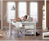 Kare Design White Club Schreibtisch 125x60 zerlegt