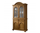 Landhaus Classic Vitrinenschrank Sylt - schmal