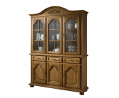 Landhaus Classic Vitrinenschrank Sylt - breit