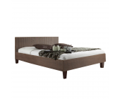 BestLivingHome Rattanbett Cepter - Kunstrattan - Braun-Beige (Liegefläche: 100x200)