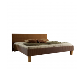BestLivingHome Rattanbett Bright - Honigfarben - Verschiedene Größen (Liegefläche: 100x200)
