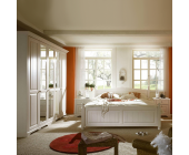 Nature Dream Schlafzimmermöbel Set Sybille (4-teilig) - Weiß - Bett, Schrank & zwei Nachtkommoden