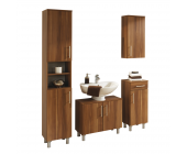 Spirinha Badmöbel Set Leaf (4-teilig) - Zwetschge Dekor