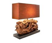 Home Collection Tischleuchte "Woody II" Home Collection (braun)
