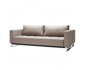 Innovation Schlafsofa Supremax - Webstoff Grau