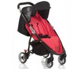 knorr-baby Sportwagen Alu Tri Fold black-red Farbe schwarz/rot