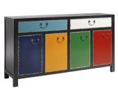 KARE Design: Sideboard, schwarz/bunt