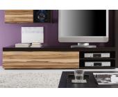Easyfurn TV-Lowboard TV-Unterteil Zaira Wenge / Baltimore Walnuss II