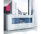Easyfurn Sideboard Kommode Anrichte Susana Weiß