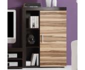 Easyfurn Schrank Regal Zaira Wenge / Baltimore Walnuss