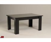PARISOT meubles Esstisch Loris 6 schwarz / Hochglanz schwarz melamin