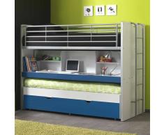 Hochbett mit Ausziehbett Schreibtisch