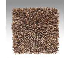 Wandbild aus Teakholz 70 cm breit