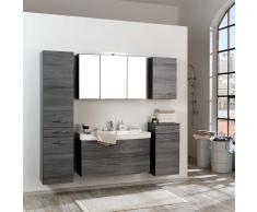 Badmöbel Set in Eiche Grau modern (5-teilig)