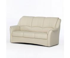3 Sitzer Sofa in Cremefarben gepolstert