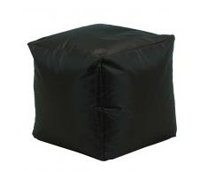 Sitzwürfel in Schwarz Stoff