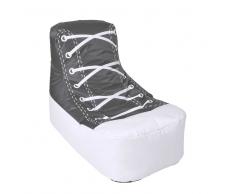 Turnschuh Sitzsack in Anthrazit Weiß modern