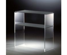 Konsolentisch aus Acrylglas Dunkelgrau